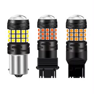 Laser 1156, 7440, 3156  yellow, orange, white Led (Pair)